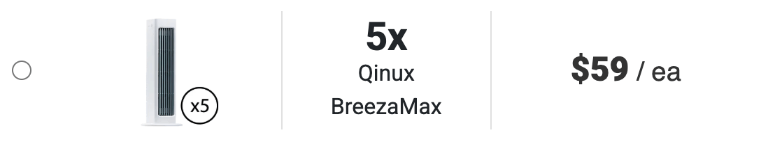 Five BreezaMax Package 50% Discount